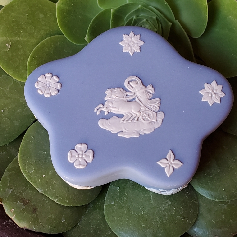 Wedgewood Chariot Blue Trinket Dish